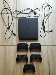PS4 Slim 1TB + 2 Razer Raiju Tournament Edition μοχλοί + 3 μοχλοί + 1 game NBA 2k20