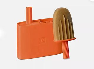 NESPRESSO Ice Lolly Mold Orange Silicone - Φόρμα Σιλικόνης για 2 Παγωτά Ξυλάκι - Limited Edition