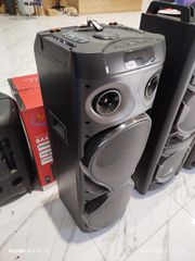 Bluetooth speaker karaoke 2x12