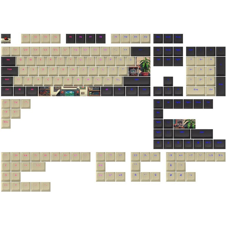 Dark Project - Keycaps sets - Arcade / Computers