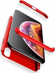 360 Full Cover Hole Κόκκινο (iPhone XS Max)