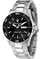 Maserati Sorpasso Black Leather Strap R8851124003