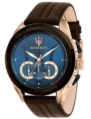 Maserati Traguardo Brown Leather Strap R8871612024