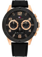 Tommy Hilfiger Black Silicon Strap 1792028