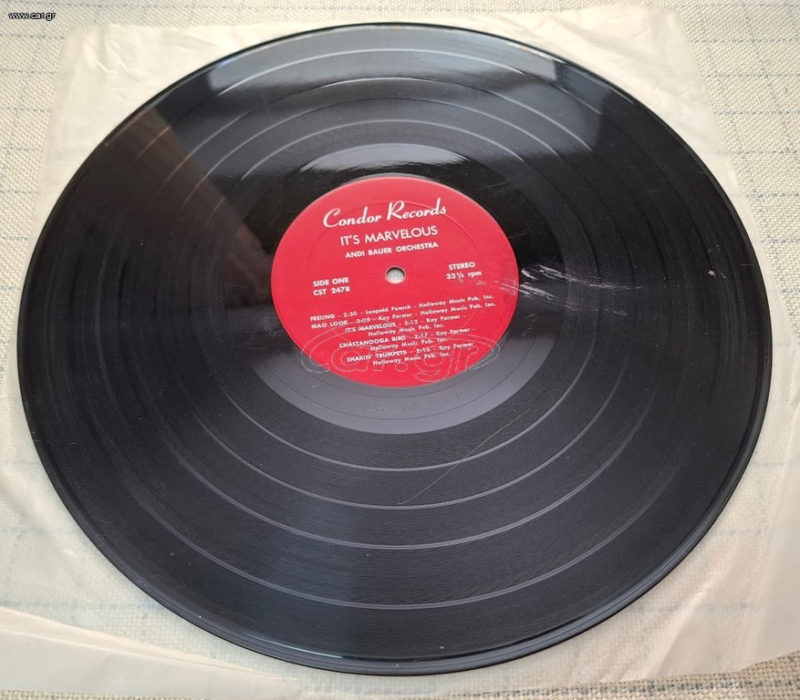 Andi Bauer Orchestra – It's Marvelous  LP