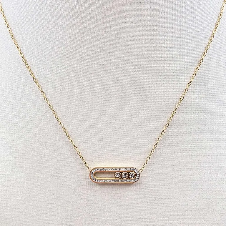Elliptic gold κρεμαστό