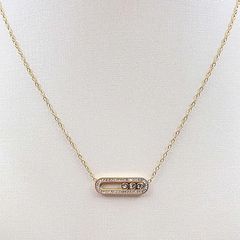 Elliptic gold κρεμαστό