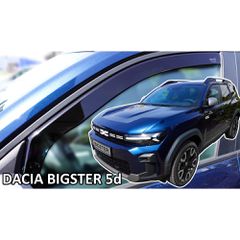 Ανεμοθραύστες για Dacia Bigster 5d 2024+ Σετ Αυτοκινήτου από Εύκαμπτο Φιμέ Πλαστικό Heko - 4 τεμ. 13128