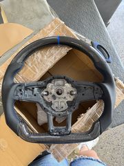 Τιμόνι Carbon - Δέρμα VW GOLF 7/7.5 GTI - GTD - GTE - R 2013-2020 / POLO GTI / Tiguan / Passat DSG
