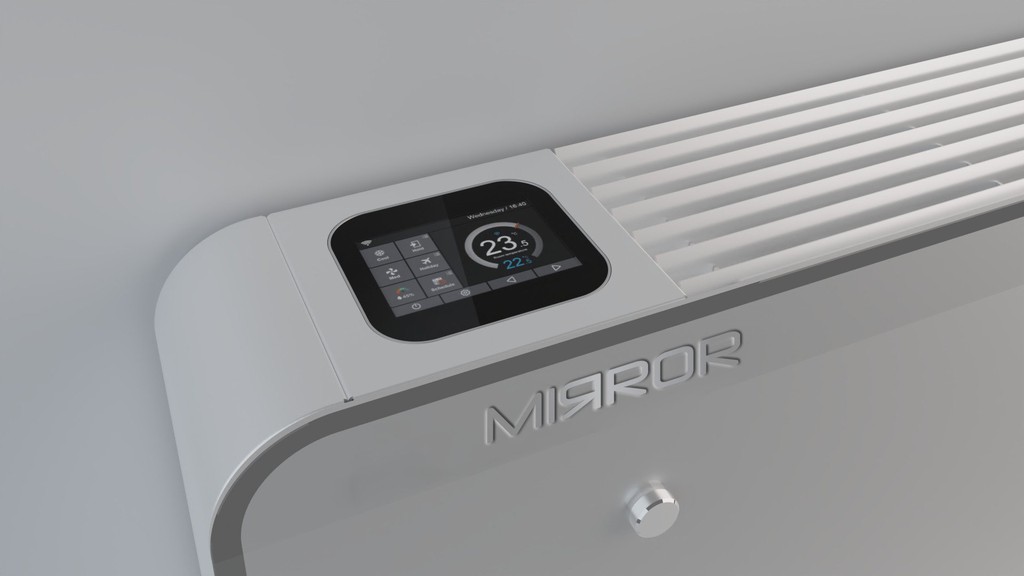 ALPHATECH MIRROR BT 400 SILVER WC