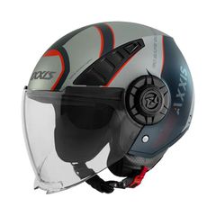 Κωδ.369315 Κράνος AXXIS Metro S ECE22.06 Techno γκρι gloss B2 τηλ.215-215-8211