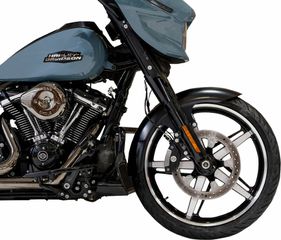 Κωδ.369247 KLOCK WERKS φτερό εμπρός KWF-01-0321 Hugger Harley Davidson FLTRXSE 1977 ABS 24 μαύρο τηλ.215-215-8211