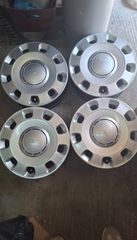 Ζάντες μαζί με τάσια από Fiat 500 μοντέλο 2017. 5,5"X 14"με καρέ 4X98, ET35.