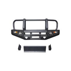 SUZUKI JIMNY JB74 2018-> ΕΜΠΡΟΣ ΣΙΔΕΡΕΝΙΟΣ ΠΡΟΦΥΛΑΚΤΗΡΑΣ ΜΕ BULLBAR ***ΛΑΔΑΣ 4Χ4***