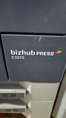 Πωλείται Konica Minolta Bizhub Press C1070 – Παραγωγικός Έγχρωμος Εκτυπωτής, σε λειτουργία, 2.900€