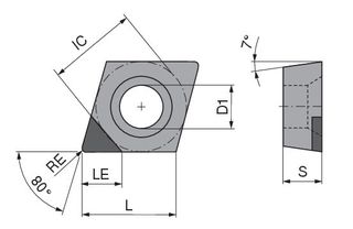 WNT – Πλακίδια Τόρνου CCMW060202T PBC40