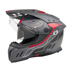 Κωδ.368680 Κράνος Oneal Sierra RS Echo V.26 μαύρο/κόκκινο (ECE 22.06) τηλ.215-215-8211