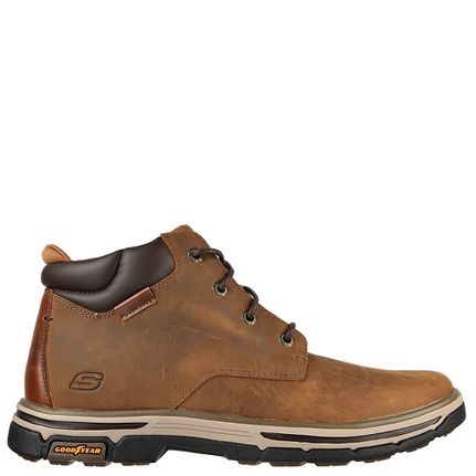 Skechers Relaxed Fit: Segment 2.0 - Brogden Ανδρικό Μποτάκια DSCH - Καφέ 204394