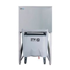 INOXWEB 2026-Αποθήκη για παγομηχανή με καρότσι 140+112 Kg SCS150