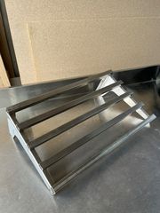 Ράφι φούσκας , Ανοξείδωτο σωληνωτό, για τον τοίχο ,Βάση για σαλαμάνδρα και συσκευές , Διαστάσεις: 50x30cm