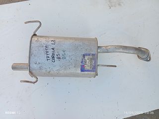 Toyota corolla ΕΕ90. 86-91 καζάνι τελικό εξάτμιση