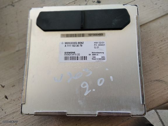 MERCEDES BENZ C180 W203 ΕΓΚΕΦΑΛΟΣ ΚΙΝΗΤΗΡΑ