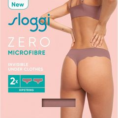 Sloggi Γυναικείο Hip String Lazer Cut Zero Microfibre 2.0 2 Pack