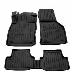 Audi A3 5D (2020+) / Seat Leon 5D (2020+) / VW Golf 8 (2020+) λαστιχένια μαύρα πατάκια σκαφάκια RACE AXION - 5τμχ