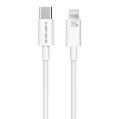WK WDC-168 USB-C to Lightning Cable 20W Λευκό 1m
