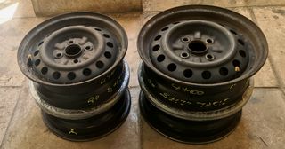 *Ζάντες ατσάλινες 13" γνήσιες από Toyota Yaris, 4x100, 4 τεμάχια