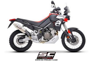 SC PROJECT RALLY RAID TITANIUM SLIP ON EXHAUST APRILIA TUAREG 660