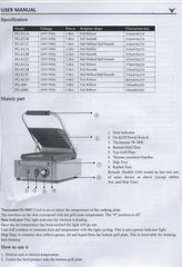 ΤΟΣΤΙΕΡΑ ΗΛΕΚΤΡΙΚΗ MONH ΡΑΒΔΩΤΗ PANINI GRILL MOD.PG-812A-thumb-11