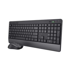 Trust TR-24529 Trezo Ασύρματο Σετ Πληκτρολόγιο & Ποντίκι Αγγλικό US