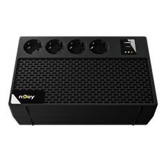 NJOY UPCSBLS665TRPCG01B Renton 650 Plus UPS Line-Interactive 650VA 360W με 4 Schuko Πρίζες