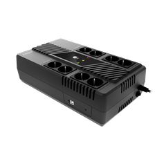 NJOY UPCSBLS660TTOAZ01B Token 600 UPS 600VA 360W με 8 Schuko Πρίζες