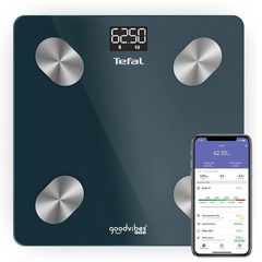 Tefal BM9620S1 Goodvibes Life+ Smart Ζυγαριά με Λιπομετρητή & Bluetooth σε Μπλε χρώμα