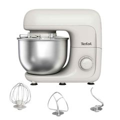 Tefal QB160138 Κουζινομηχανή 800W με Ανοξείδωτο Κάδο 4.8lt