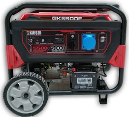 GK6500 | Kaiser | Γεννήτρια Βενζίνης Τετράχρονη με Ρόδες και Μέγιστη Ισχύ 5.5kVA