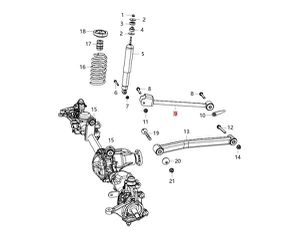 ΨΑΛΙΔΙΑ ΕΜΠΡΟΣ ΑΝΩ ΑΝΑΡΤΗΣΗΣ  JEEP WRANGLER III (JK) ΚΑΙΝΟΥΡΙΑ ΓΝΗΣΙΑ, ΕΙΔΙΚΗ ΤΙΜΗ !!! 52059976AF, 52059976AC, 52059976AE