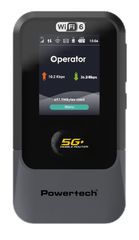 POWERTECH 5G mobile router PT-1512, WiFi 6, AX900 dual band, 4000mAh
