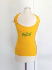 Κίτρινη αμάνικη μπλούζα "Feel Good" Racerback – Μέγεθος S