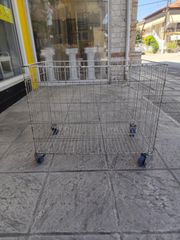 Καλάθι προβολής εμπορευμάτων με ρόδες-thumb-1