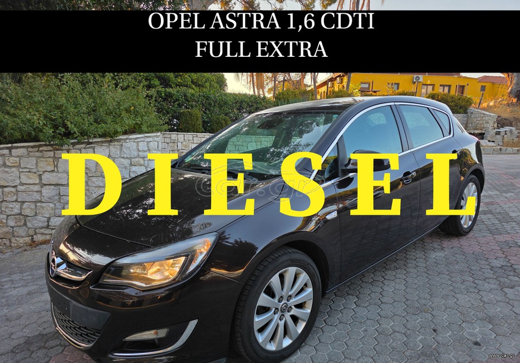 Opel Astra 2014 1,6 CDTI EXCELLENCE EDITION