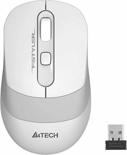 A4Tech FG10 WHITE Ασύρματο Ποντίκι 2000dpi Λευκό