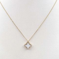 Λευκό clover χρυσό