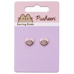 Pusheen Heart earrings