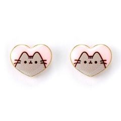 Pusheen Heart earrings-thumb-1