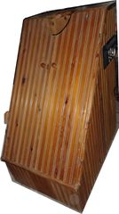 Σάουνα ξύλινη, ατομική,  ξηρής ή υγρής θέρμανσης