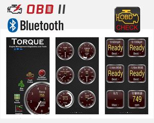 OBD V2.1 Car Diagnostic Scanner Διαγνωστικό Bluetooth-thumb-1