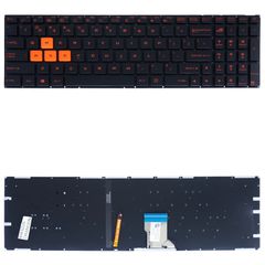 Πληκτρολόγιο Laptop - Keyboard για Asus ROG Strix GL702VI GL702ZC GL502 0KNB0-662PUS00 9Z.N8SBU.C01 US No Frame Backlight Βlack ( Κωδ.40632USORANGEBACKLIT )